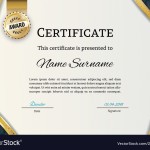 Official certificate with black gold design elements . Business clean modern design. گاز کالا